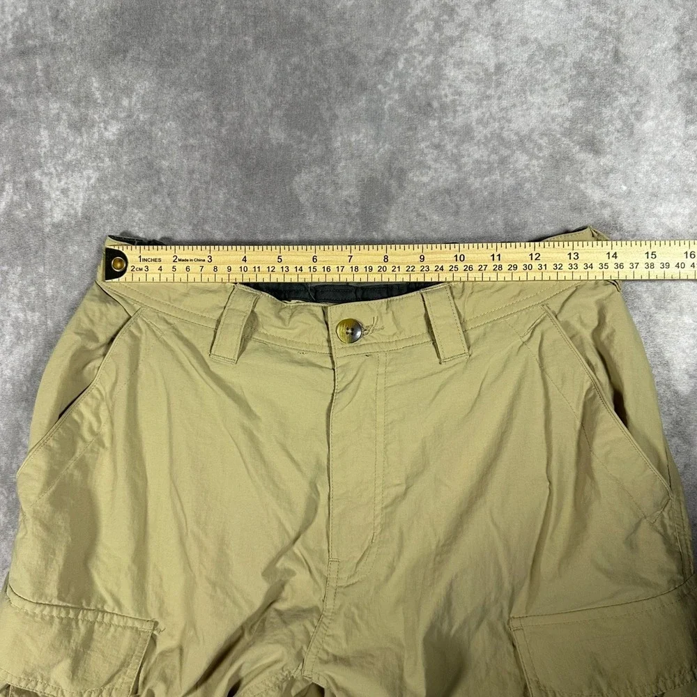 REI Sahara Convertible Cargo Pants Mens 28x30 Khaki Tan Hiking Zip Off Outdoor
